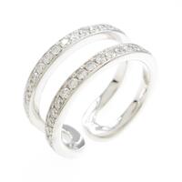 K18WG ダイヤモンドリング