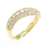 K18YG パヴェ ダイヤモンドリング