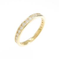 【リメイク】K18YG フルエタニティ ダイヤモンド ピンキーリング