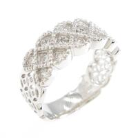 K18WG ダイヤモンドリング