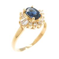 K18YG サファイヤリング