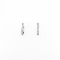 K18WG ダイヤモンドピアス