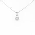 PT フラワー ダイヤモンドネックレス