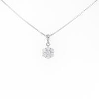 PT フラワー ダイヤモンドネックレス