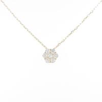 【リメイク】K18YG フラワー ダイヤモンドネックレス