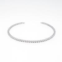 K18WG ダイヤモンドバングル