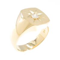 K18YG ダイヤモンドリング