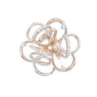 K18PG／K18WG フラワー ダイヤモンドペンダント