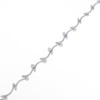 K18WG ダイヤモンドブレスレット