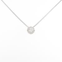 【新品】プラチナダイヤモンドネックレス 0．204ct・F・VS1・GOOD