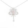 プラチナダイヤモンドネックレス 0．342ct・FOP・I1