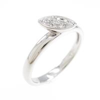 K18WG ダイヤモンドリング