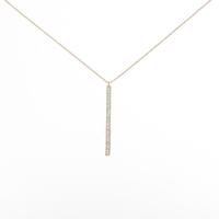 K18YG ダイヤモンドネックレス