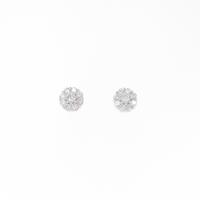 PT フラワー ダイヤモンドピアス