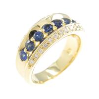 K18YG サファイヤリング