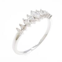 K18WG ダイヤモンドリング