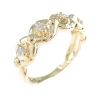 K18YG ダイヤモンドリング