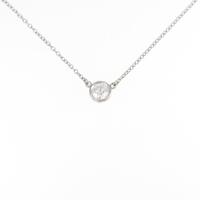 ティファニー バイザヤード ネックレス 0．25ct・G・VS2・3EXT