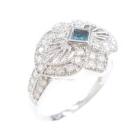 K18WG ダイヤモンドリング