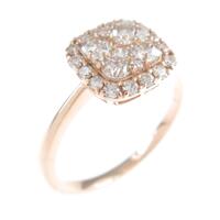 K18PG ダイヤモンドリング