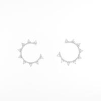 【リメイク】K18WG ダイヤモンドピアス