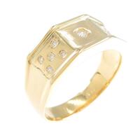 【新品】K18YG ダイヤモンドリング