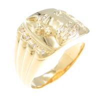 【新品】K18YG ピッグ ダイヤモンドリング