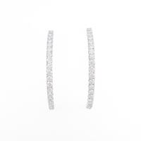 【リメイク】K18WG ダイヤモンドピアス