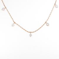 750PG ダイヤモンドネックレス