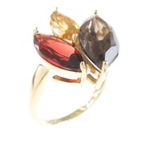 10KYG カラーストーンリング