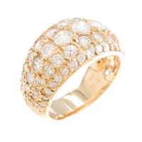 K18PG パヴェ ダイヤモンドリング