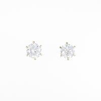【リメイク】K18YG／STダイヤモンドピアス 0．505ct・0．507ct・D・SI1・GOOD