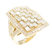 K18YG ダイヤモンドリング