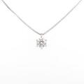 プラチナダイヤモンドネックレス 0．550ct・D・VVS1・VG
