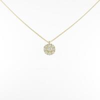 【リメイク】K18YG ダイヤモンドネックレス 0．210ct・G・VS1・GOOD