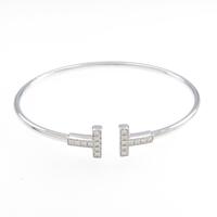 ティファニー Tワイヤー バングル