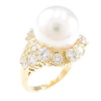 ミキモト シロチョウパールリング