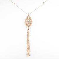 K18PG ダイヤモンドネックレス