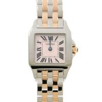 カルティエ W25074Y9 サントスドゥモワゼル PGコンビ クォーツ