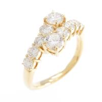 K18YG ダイヤモンドリング