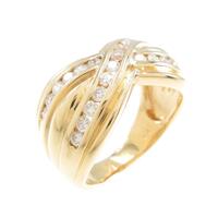 K18YG ダイヤモンドリング