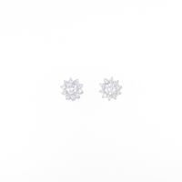 【リメイク】K18WG ダイヤモンドピアス