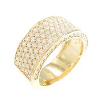 【リメイク】K18YG パヴェ ダイヤモンドリング