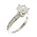 ティファニー ソリティア チャネルセッティング リング 1．22ct・I・VS1・3EXT