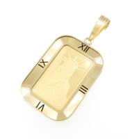 【新品】K18YG（枠） インゴット ペンダント