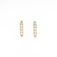 K18YG ダイヤモンドピアス