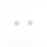 【リメイク】K18YG／ST ダイヤモンドピアス 0．249ct・0．255ct・G・VS1?2・GOOD