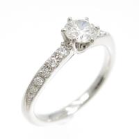 プラチナダイヤモンドリング 0．300ct・G・SI1・3EXT H＆C