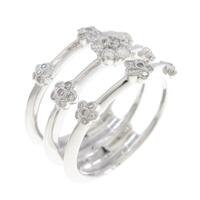 K18WG ダイヤモンドリング