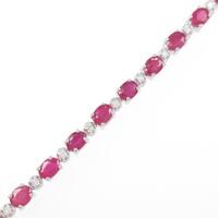 18KWG ルビーブレスレット